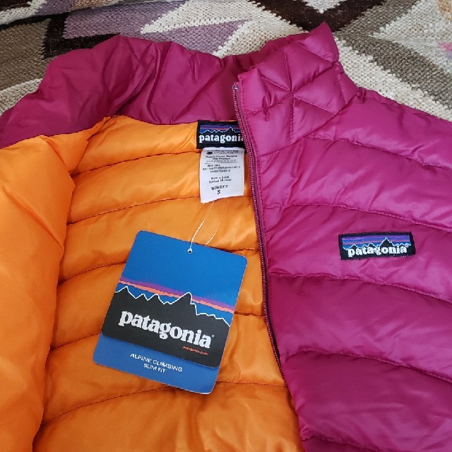 patagonia(パタゴニア)のperuchan専用　パタゴニア　ダウンベストタグつき レディースのジャケット/アウター(ダウンベスト)の商品写真