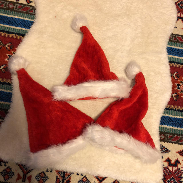 Flying Tiger Copenhagen(フライングタイガーコペンハーゲン)のクリスマス サンタ帽 キッズ/ベビー/マタニティのこども用ファッション小物(帽子)の商品写真