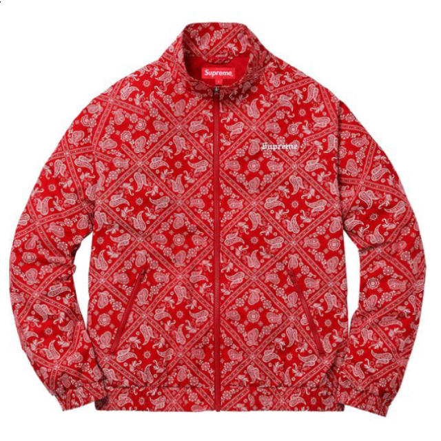 Supreme(シュプリーム)のSupreme Bandana Track Jacket 赤M メンズのジャケット/アウター(その他)の商品写真
