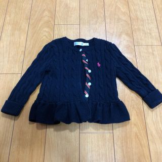 ラルフローレン(Ralph Lauren)のラルフローレンキッズ　ネイビーカーディガン☆(カーディガン/ボレロ)