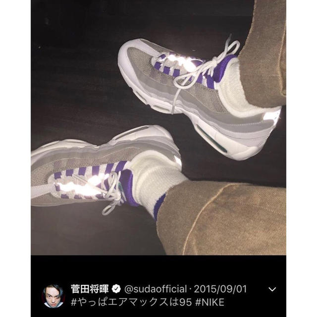 NIKE(ナイキ)のNIKE air max 95 grape  メンズの靴/シューズ(スニーカー)の商品写真