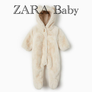 ザラキッズ(ZARA KIDS)の☆ZARA baby☆フェイクファーカバーオール【74cm】(ジャケット/コート)