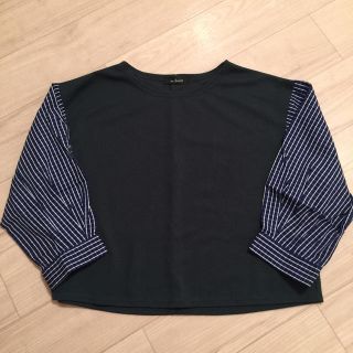 ダブルクローゼット(w closet)の切替カットソー(カットソー(長袖/七分))