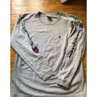 チャンピオン(Champion)のChampion リバースウィーブ  袖ロゴプリントスウェット トレーナー(Tシャツ/カットソー(七分/長袖))