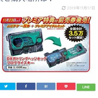 カメンライダーバトルガンバライド(仮面ライダーバトル ガンバライド)の仮面ライダー前売券(特撮)