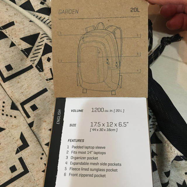 Dakine(ダカイン)のムッチさま　DAKINE  バックパック　20L レディースのバッグ(リュック/バックパック)の商品写真