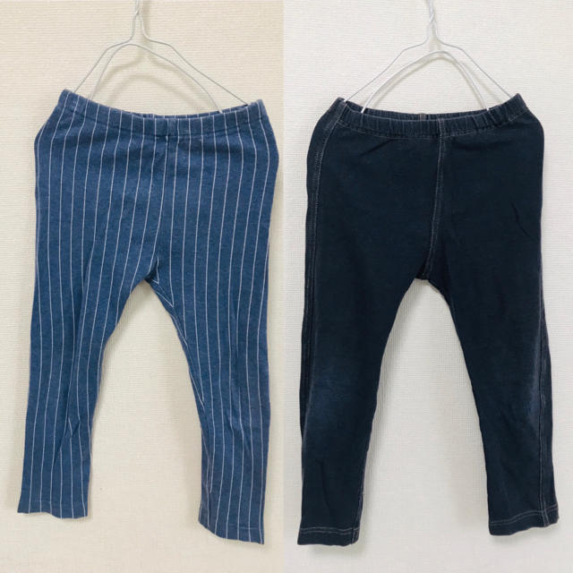 UNIQLO(ユニクロ)の二枚セット　ユニクロ　レギンス　スパッツ　セット キッズ/ベビー/マタニティのキッズ服男の子用(90cm~)(パンツ/スパッツ)の商品写真