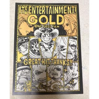 ONE PIECE FILM GOLD 入場者プレゼント サイン&777巻(その他)