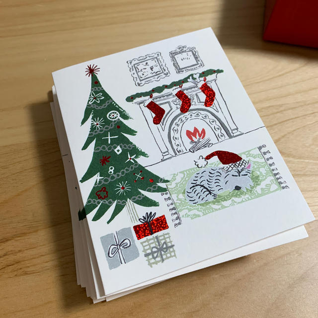 クリスマスカード♡PAPYRUS ハンドメイドの文具/ステーショナリー(カード/レター/ラッピング)の商品写真
