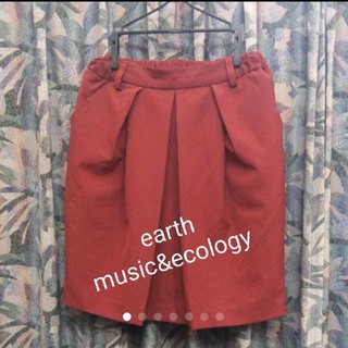 アースミュージックアンドエコロジー(earth music & ecology)のearth music&ecology/センタープリーツ膝丈タイトスカート(ひざ丈スカート)
