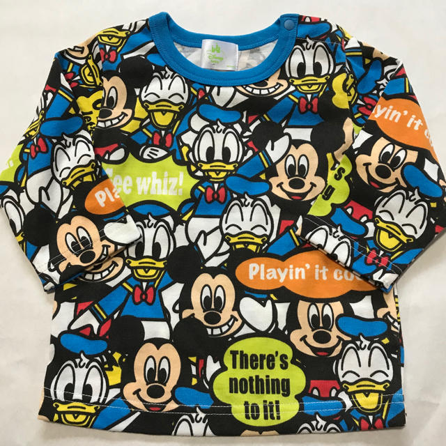 Disney(ディズニー)のロンT 70センチ　3枚セット キッズ/ベビー/マタニティのベビー服(~85cm)(Ｔシャツ)の商品写真