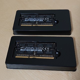 【新品 DDR3ノートPC用メモリ】PC3L-12800S 8GB× 2枚セット(PCパーツ)