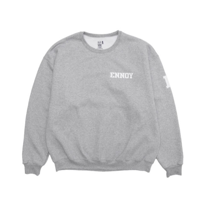 ENNOY COLLEGE SWEAT  ブラック