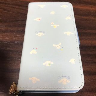 シナモロール(シナモロール)の【シナモロール】スマホケース 手帳型(iPhone7用)(iPhoneケース)