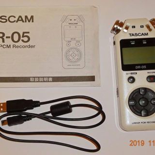 テスコム(TESCOM)のTASCAM リニアPCMレコーダー DR-05　ホワイト(その他)