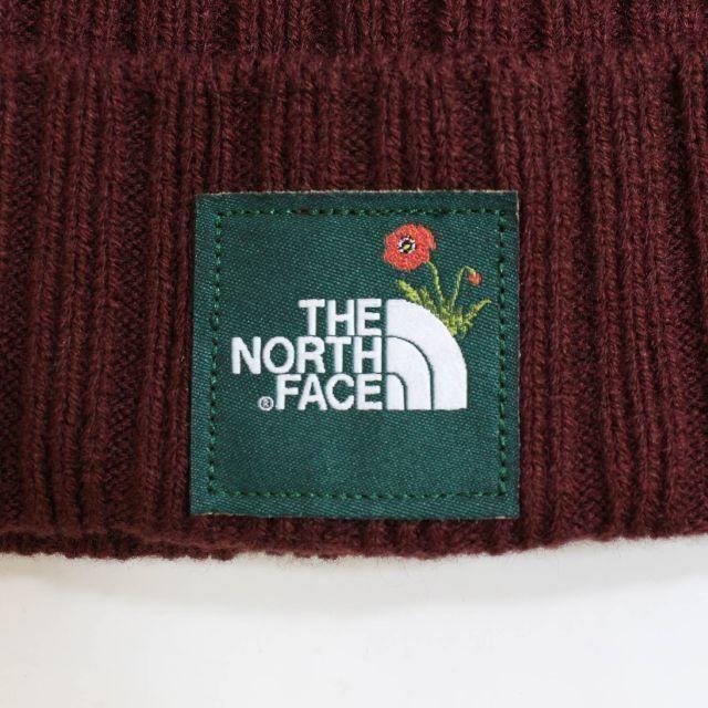 THE NORTH FACE(ザノースフェイス)のノースフェイス ノードストローム ニット帽 ボックスロゴ 茶 180625 メンズの帽子(ニット帽/ビーニー)の商品写真