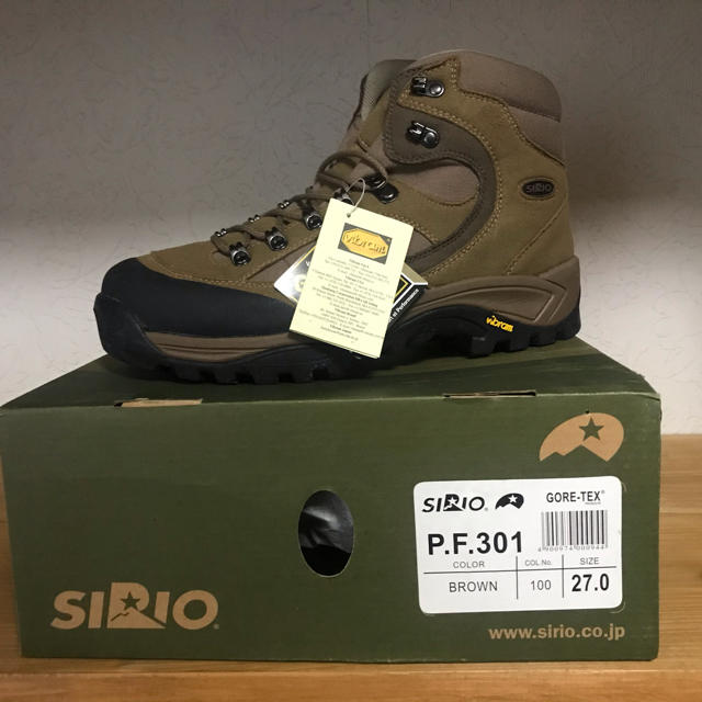 SIRIO(シリオ)のsirio P.F. 301 brown 27.0 スポーツ/アウトドアのアウトドア(登山用品)の商品写真
