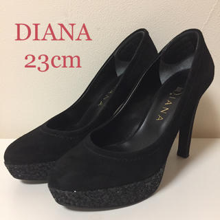 ダイアナ(DIANA)のDIANA ダイアナ パンプス 黒 23cm(ハイヒール/パンプス)