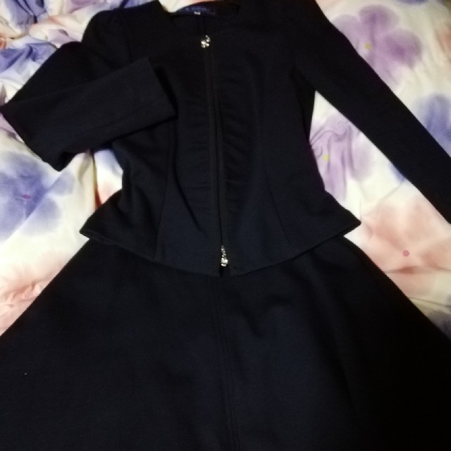 M'S GRACY(エムズグレイシー)のエムズグレイシー　濃紺スーツ レディースのフォーマル/ドレス(スーツ)の商品写真