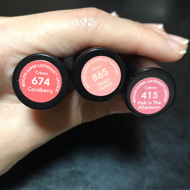 REVLON(レブロン)のREVLON レブロン スーパー ラストラス リップスティック3本セット コスメ/美容のベースメイク/化粧品(口紅)の商品写真