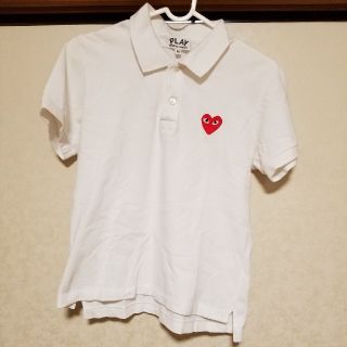 コムデギャルソン(COMME des GARCONS)のCOMME des GARCONS　ポロシャツ白　Msize(ポロシャツ)