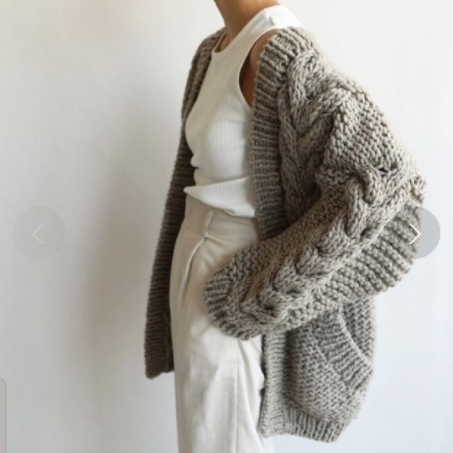 TODAYFUL Cable HandKnit Cardigan36新品未使用