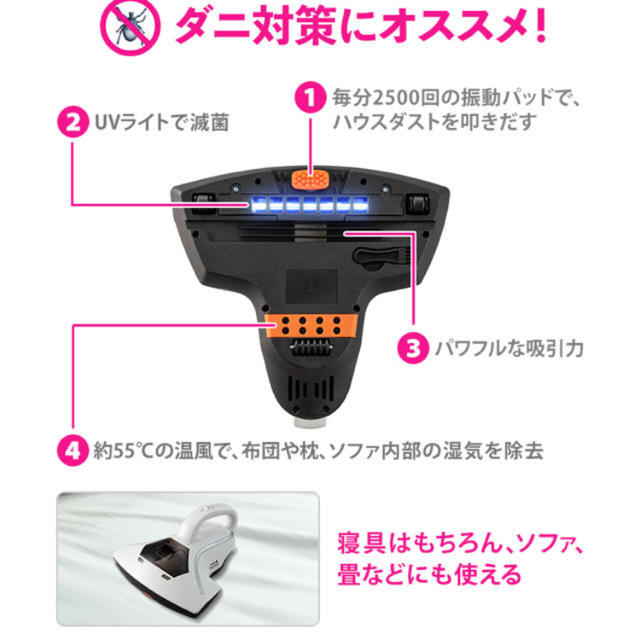 Amway(アムウェイ)のふとんクリーナー スマホ/家電/カメラの生活家電(掃除機)の商品写真