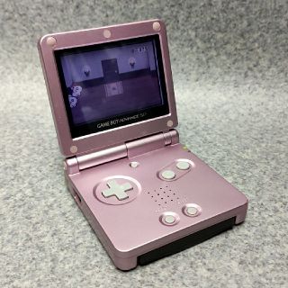 携帯用ゲーム機本体GBA　ゲームボーイアドバンスSPピンク