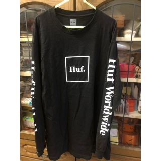 ハフ(HUF)のHUF ハフ　ロンT  ブラック(Tシャツ/カットソー(七分/長袖))