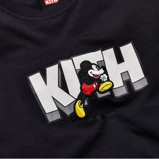 KITH X DISNEY RUNNING MICKEY TEE - BLACK