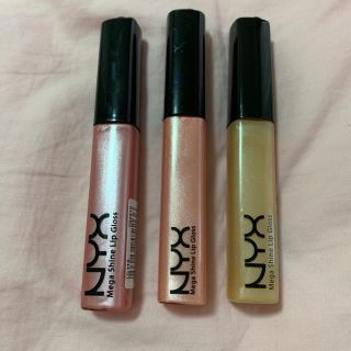 エヌワイエックス(NYX)のNYX  リップグロス　3本セット(リップグロス)