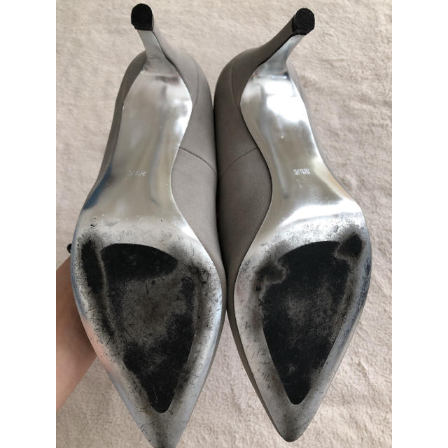 RANDA(ランダ)のランダ パンプス ハイヒール グレー 23.5センチ レディースの靴/シューズ(ハイヒール/パンプス)の商品写真