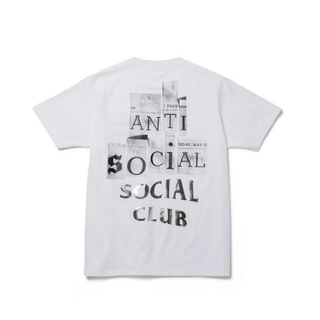 フラグメント(FRAGMENT)のFRAGMENT ANTI SOCIAL SOCIAL CLUB 白L(Tシャツ/カットソー(半袖/袖なし))