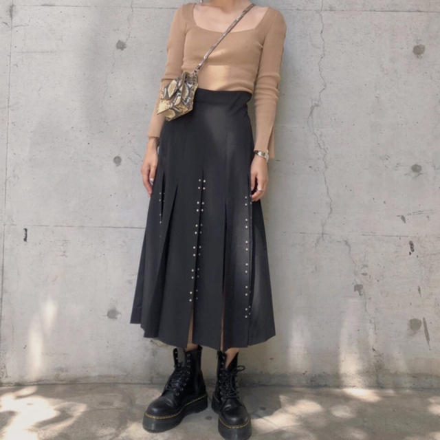 アメリヴィンテージ CHASM SCREEN SKIRT ロングスカート