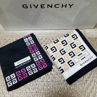 ジバンシィ(GIVENCHY)のGIVENCHY　大判ハンカチ 　2枚　　【新品】　ジバンシー　ハンカチセット(ハンカチ)