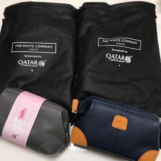 カタール航空ビジネスクラス アメニティ&パジャマ2個セット(旅行用品)