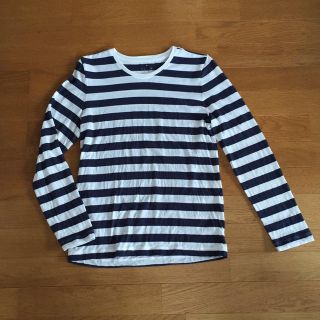 ムジルシリョウヒン(MUJI (無印良品))のオーガニックコットンクルーネックTシャツ(Tシャツ(長袖/七分))