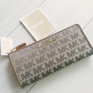 マイケルコース(Michael Kors)の2019AW MICHAEL KORS L字 長財布 ベージュ(財布)