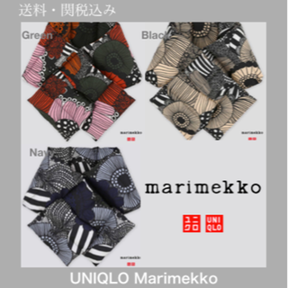 マリメッコ(marimekko)のUNIQLO Marimekko (マリメッコ) コラボ パッドスカーフ(マフラー/ショール)