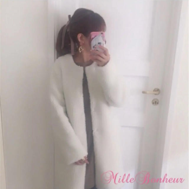 限定SALEお得 millebonheur もけもけコート♡の通販 by ri-i's shop ...