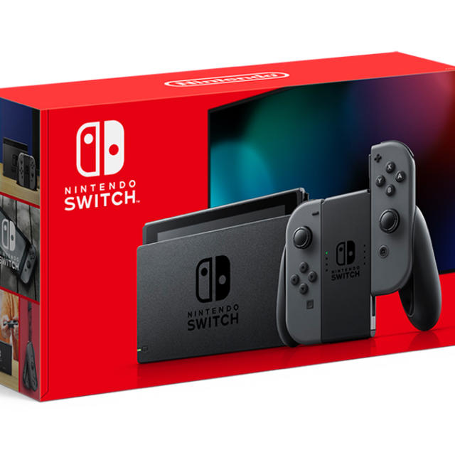 Nintendo Switch(ニンテンドースイッチ)のNintendo Switch グレー  ニンテンドー スイッチ  新モデル エンタメ/ホビーのゲームソフト/ゲーム機本体(家庭用ゲーム機本体)の商品写真