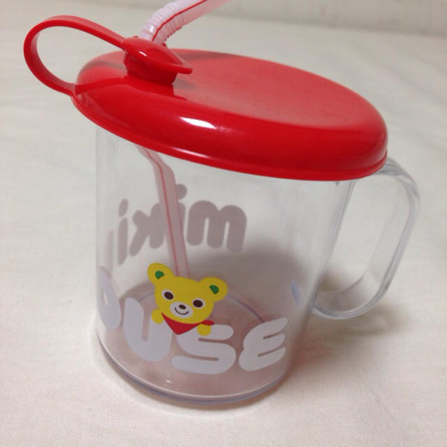 mikihouse(ミキハウス)のmikihouseストローマグ♡コップ キッズ/ベビー/マタニティの授乳/お食事用品(マグカップ)の商品写真