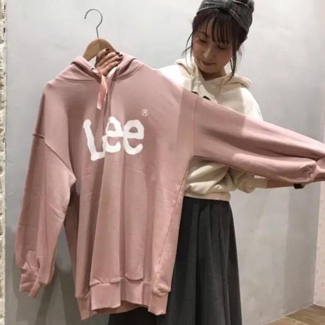 Lee(リー)のLEE×earth ロゴパーカー♡ピンク レディースのトップス(パーカー)の商品写真