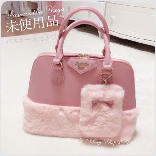 サマンサベガ(Samantha Vega)のʚ꒰⑅未使用Samantha Vega ファーレディアゼルBAG ⑅꒱ɞ(ハンドバッグ)