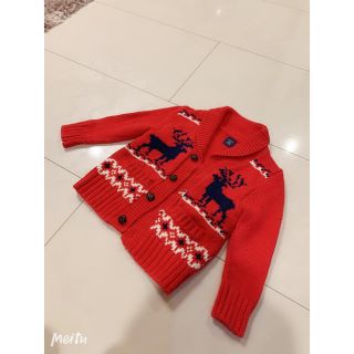 ギャップ(GAP)の赤クリスマスセーター(ニット)