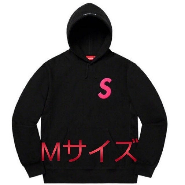 Supreme S Logo Hooded Sweatshirt Black M