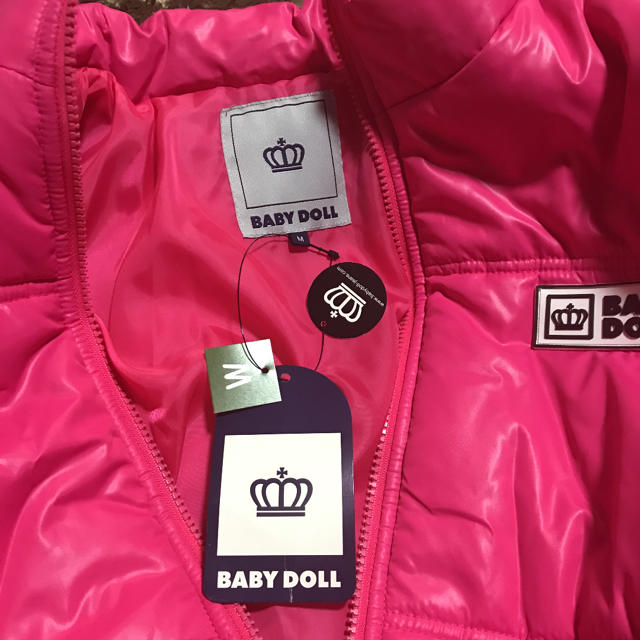 BABYDOLL(ベビードール)のBABY DOLL ベビードール ダウンジャケット ピンク M レディースのジャケット/アウター(ダウンジャケット)の商品写真