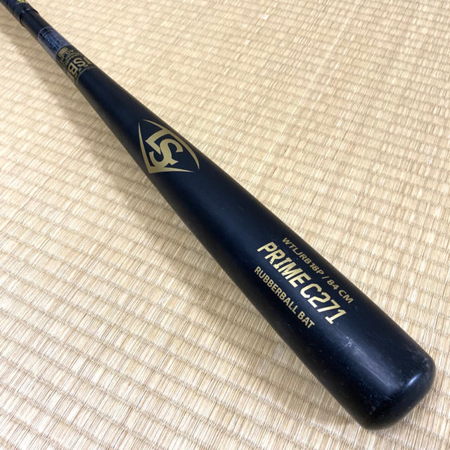 Louisville Slugger(ルイスビルスラッガー)の【中古】ルイスビルスラッガー軟式バット ブラックモンスター PRIME C271 スポーツ/アウトドアの野球(バット)の商品写真