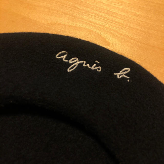 agnes b.(アニエスベー)の【 agnès b. 】ベレー帽 (大人用,BLACK) レディースの帽子(ハンチング/ベレー帽)の商品写真