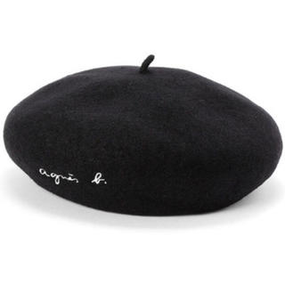 アニエスベー(agnes b.)の【 agnès b. 】ベレー帽 (大人用,BLACK)(ハンチング/ベレー帽)